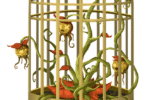 Comment décorer une cage à oiseaux avec des fleurs  ?